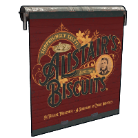 Alistair's Biscuits Garage Door